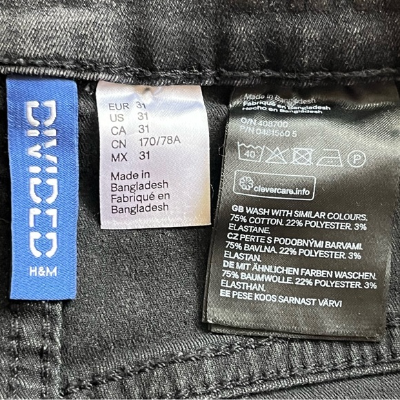 DIVIDED BY H&M SKINNY JEANS - Picture 3 of 9